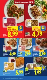 Lidl folder week 44 Pagina 7: Gekruide varkensoester €4,49, Hamlappen €7,99