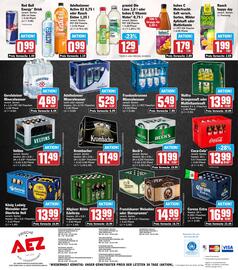 AEZ Prospekt woche 44 Seite 16: Frankenbrunnen Mineralwasser €5,49, Gerolsteiner Mineralwasser €4,69