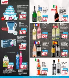 AEZ Prospekt woche 44 Seite 12: 9 Mile Vodka oder Three Sixty €9,99, Mionetto Prosecco €6,49