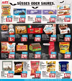 AEZ Prospekt woche 44 Seite 14: Max Cashews geröstet €4,44, Wicklein Lebkuchen Herzen €3,33