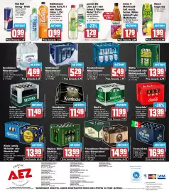 AEZ Prospekt woche 44 Seite 16: Frankenbrunnen Mineralwasser €5,49, Gerolsteiner Mineralwasser €4,69