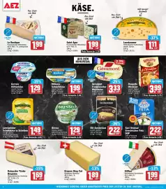 AEZ Prospekt woche 44 Seite 6: Gazi Original Griechischer Feta €2,22, Leerdammer Schnittkäse in Scheiben €1,49