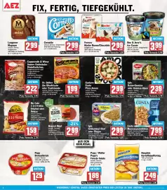 AEZ Prospekt woche 44 Seite 8: Ferrero Kinder Bueno/Chocolate €2,99, Cornetto CLASSICO €2,99
