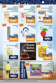 Goods Market akciós újság Oldal 7: Rozsdamentes acél teáskanna €3.490,00, Nagy és Fia akácmez €1.290,00