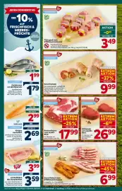 Billa Flugblatt woche 43 Seite 10: Filetspieß vom STROHwohlschwein €3,49, VårLaks Lachsfilet €2,99