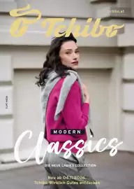 Tchibo Eduscho Flugblatt Seite 1: FL/AT 44/26 tchibo.at Tchibe Classics DIE NEUE LADIES COLLECTION Neu ab 04.11.2026