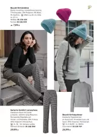 Tchibo Eduscho Flugblatt Seite 9: Bouclé-Strickmütze Breiter Umschlag. Antistatik-Ausrüstung. 77% Polyester, 13% Polyamid