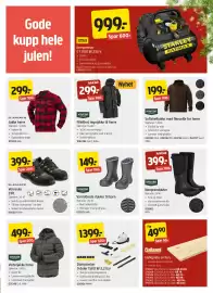 Jula kundeavis Side 5: Kayoba Outdoor Vinterjakke herre €499,00, Kayoba Outdoor Neoprenstøvler €399,00