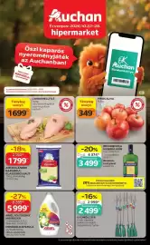 Auchan akciós újság hét 43 Oldal 1: Auchan Érvényes: 2026.10.22-28. hipermarket Őszi kaparós nyereményjáték az Auchanban!