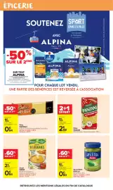 Catalogue Carrefour Market | Produits laitiers et végétaux page 38: PANZANI Pâtes Alphabet €2,58, Barilla Sauce Pesto €2,79