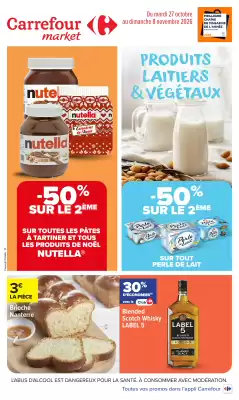 Carrefour Market | Produits laitiers et végétaux (valable jusqu'au 8-11)