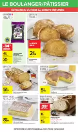 Catalogue Carrefour | Vos promos du quotidien page 26: Gâche tranchée pur beurre €5,25, Flan 6 parts €5,50