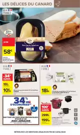 Catalogue Carrefour | Vos promos du quotidien page 46: LES ELEVEURS TERRE NOUVELLE Foie gras de canard Entier €18,99