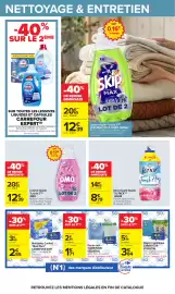 Catalogue Carrefour | Vos promos du quotidien page 56: OMO Lessive liquide €12,39, Lenor Adoucissant liquide €8,79