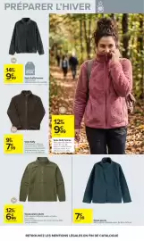 Catalogue Carrefour | Vos promos du quotidien page 62: Tex Sweat polaire adulte €6,99, Tex Veste fluffly homme €9,99