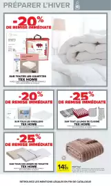 Catalogue Carrefour | Vos promos du quotidien page 63: Tex HOME Plaid "Cosy" €14,99