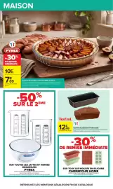 Catalogue Carrefour | Vos promos du quotidien page 66: Tefal Le moule à cake 28 cm €12,49