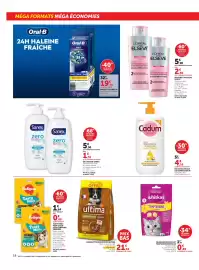 Catalogue Hyper U page 18: Sanex Gel Douche €1,76, Ultima CROQUETTES POUR CHIEN €21,94