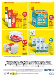 Catalogue Hyper U page 20: Vittel Eau minérale naturelle €1,92, BORA BORA X-TRA Evasion €12,54