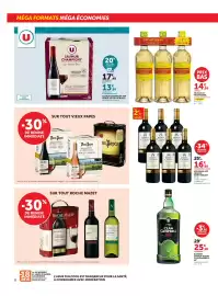 Catalogue Hyper U page 8: SAUMUR CHAMPIGNY €13,99, FRONTIGNAN Muscat de Frontignan €14,90