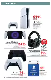 Catalogue Hyper U | Multimédia page 14: PS5 MANETTE SANS FIL DUALSENSE €74,99, PlayStation CONSOLE PLAYSTATION PORTAL €249,99