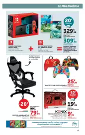 Catalogue Hyper U | Multimédia page 15: MANETTE FILAIRE SWITCH POWER A €25,99, AMSTRAD Fauteuil Gamer €79,99