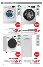 Catalogue Hyper U | Multimédia page 18: CANDY LAVE-LINGE TOP €369,00, FAGOR LAVE-LINGE FRONTAL €279,00