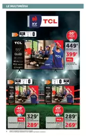 Catalogue Hyper U | Multimédia page 2: LE MULTIMÉDIA ÎNF TCL 43" QLED FHD HDR 10 Dolby Audio bire Gre Android TV PARTENAIRE