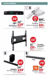 Catalogue Hyper U | Multimédia page 4: STRONG PASSERELLE MULTIMEDIA STRONG €69,99, SAMSUNG BARRE DE SON + CAISSON 2.1 €149,00