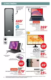 Catalogue Hyper U | Multimédia page 8: PORT DESIGNS HOUSSE VELOURS POUR PC PORTABLE €24,99, HP ORDINATEUR DE BUREAU €449,00