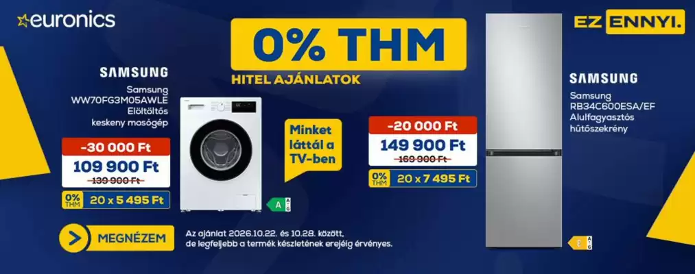 Euronics akciós újság (érvényes eddig: 28-10)