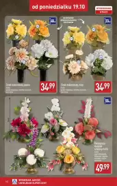 ALDI gazetka tydzień 43 Strona 10: Sztuka Stroik dekorowany, misa €34,99, Stroik dekorowany, wazon €34,99