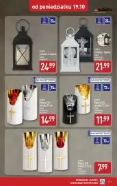 ALDI gazetka tydzień 43 Strona 5: Świeca LED €11,99, Świeca LED €14,99