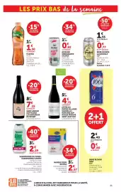 Catalogue U Express page 11: Prieuré Saint-Just €4,75, HENRI BONNEUVE SAINT-AMOUR €7,15