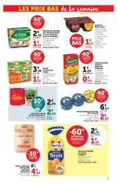 Catalogue U Express page 9: D'aucy Haricots verts €2,99, PANZANI Coquillettes €1,52