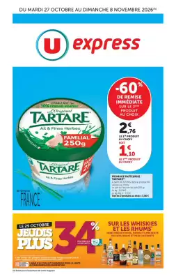 U Express (valable jusqu'au 8-11)