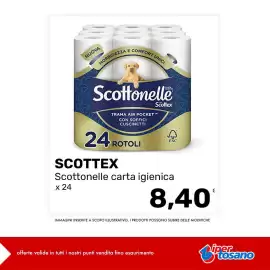 Volantino Iper Tosano settimana 43 Pagina 3: Scottonelle carta igienica €8,40