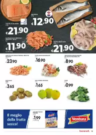Volantino Bennet Pagina 15: Code di mazzancolle tropicali precotte sgusciate €23,90, Fritto misto decongelato €16,90