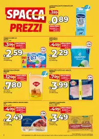 Volantino Bennet Pagina 2: Mozzarella Granarolo €2,29, Yogurt da bere LC1 Nestlé €2,59