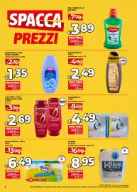 Volantino Bennet Pagina 6: Bagnodoccia Vidal €2,49, Bagnodoccia gel Felce Azzurra €1,35