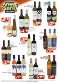Folheto Bolama Página 12: Vila Real branco tinto €2,19, V. maduro vallado prima branco touriga nacional rosé €6,59