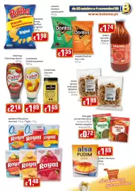 Folheto Bolama Página 17: Gelatina royal pó €1,48, Ruffles Pack Económico Original €1,98