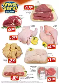 Folheto Bolama Página 2: Perna de peru €4,29, Picancha fresca extra AA €17,99