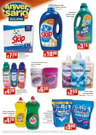 Folheto Bolama Página 20: Amaciador concentrado Quanto - 74 doses €2,59, Vanish oxi action pó pink/white €6,39
