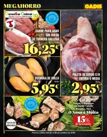 Folleto Gadis semana 43 Página 2: MEGAHORRO Benestar Animal TERNE TERNERA GALLEGA CERTIFICADO GALLEGA FICA PROEVIDA