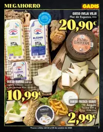 Folleto Gadis semana 43 Página 7: Larsa queso barra ligero clásico o sin lactosa €10,99