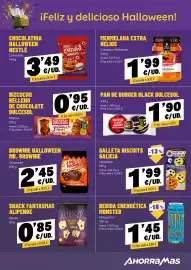 Folleto AhorraMas semana 43 Página 13: Mr. Brownie brownie halloween €2,45, Galleta biscuits galicia €1,99