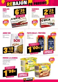 Folleto AhorraMas semana 43 Página 16: Cuca navajas €6,35, La Lechera mousse €1,98