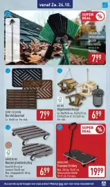 ALDI folder | Weekend Pagina 13: BELAVI Vogelvoederhuisje €6,99, GARDENLINE Telescopische bezem €7,99