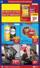 ALDI folder | Weekend Pagina 2: Ambiano Multifunctionele keukenmachine €79,99, Grolsch Speciaalbier €1,59